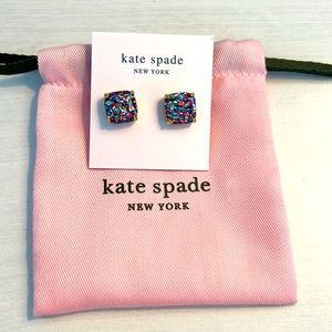 Kate Spade glitter studs